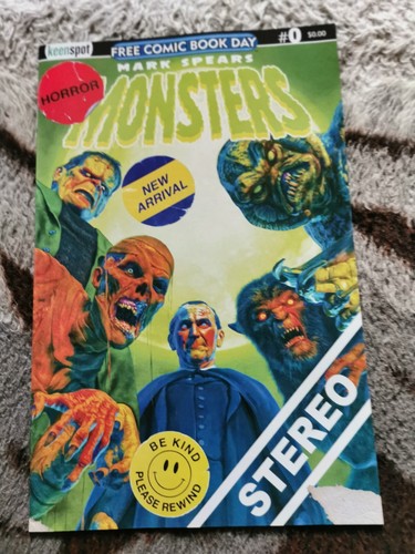 MARK SPEARS MONSTERS # 0 NM 2025 FREE COMIC DAY 2025 FCBD MR FUN E. BONES