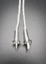 2 Pk Glass Wick Tubes | Glass Wick Holder | Oil Candle Wicks | 8" Wicks | FF19