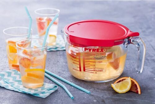 PYREX Brocca Classica Rotonda Trasparente Misurazione Alta Resistenza al Calore 0,25 Litri - Foto 5 di 10