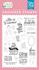 Echo Park Stamps Always Dream Alice In Wonderland No 2 787790163817 Ebay