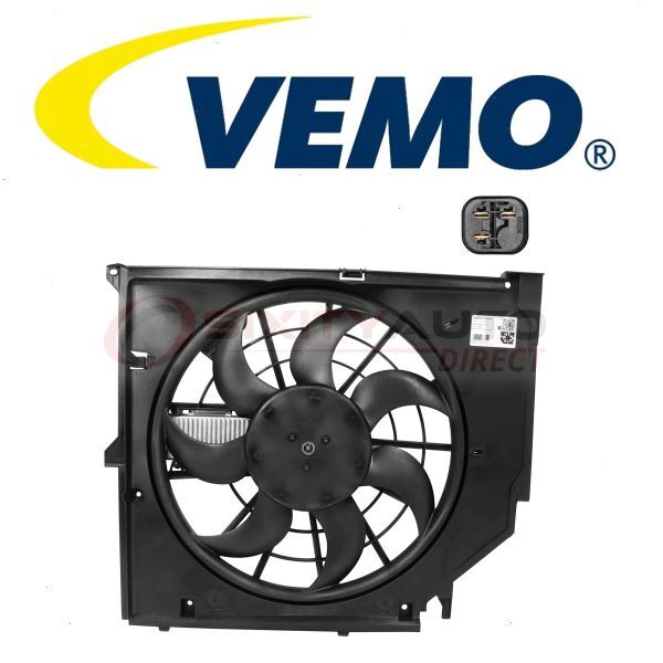VEMO Engine Cooling Fan Assembly for 2001-2006 BMW 325Ci - Belts Clutch lv