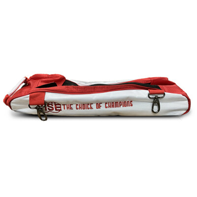 Vise 3 Ball Triple Tote Shoe Bag White Red