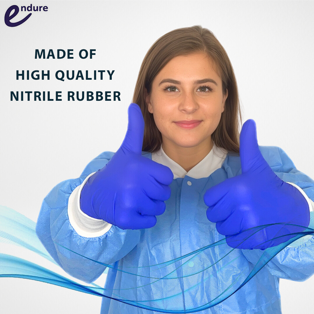 Guanti Nitrile Senza Lattice Safe Health Safe Health Guanti In Nitrile Senza Lattice - 900 Pezzi Taglia XL Guanti Medici Ce En455 - Foto 7