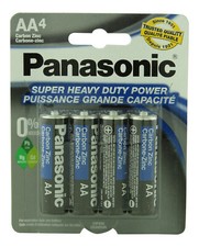 Panasonic Batteries AA-4 Super Heavy Duty Batteries. Battery