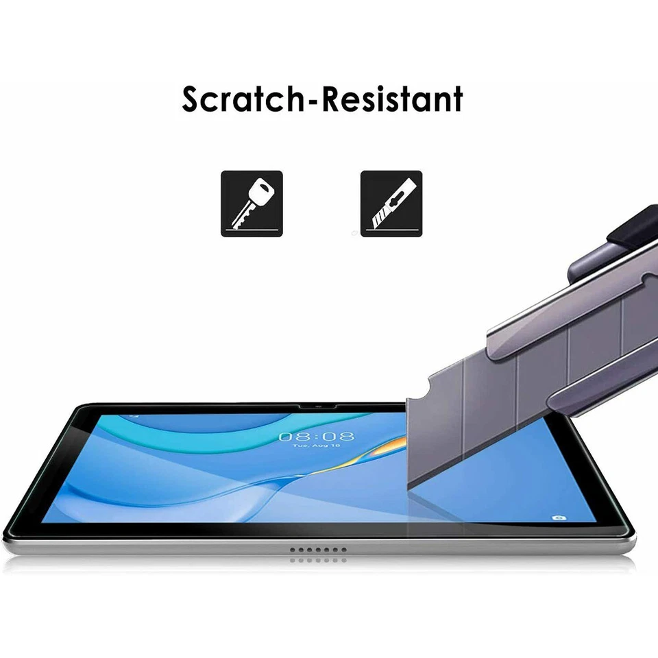 2 X Tablet Tempered Glass Screen Protector For Huawei MediaPad T3/T5/M5/M6/T10 - Image 2 of 4
