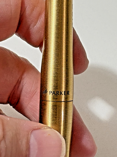 Parker Gold Ballpint Pen Engraved CISC SCRC Criminal Intelligence Police Canada - Picture 5 of 9