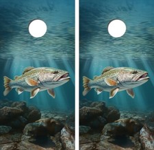 Largemouth Bass Cornhole Board Wraps FREE LAMINATION 4955