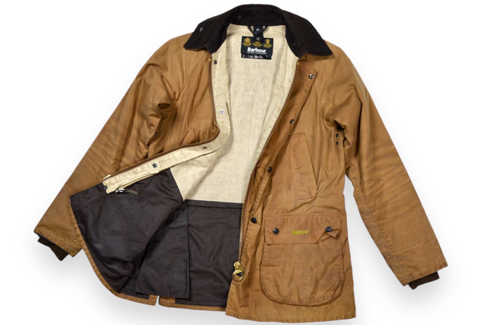 Men's Barbour SMU SL Bedale Jacket Brown Wax England Size S