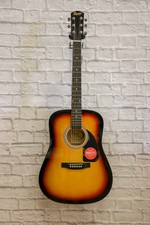 Fender Squier Dreadnought Acoustic Guitar - Sunburst (smudges On Top; Heavy Box