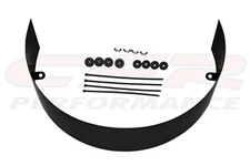 Universal BLACK Steel Fan Shroud Chevy Ford Dodge 5 inch Cover Shield