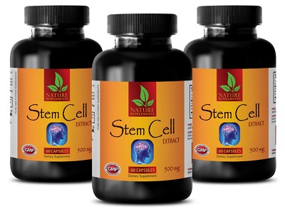 STEM CELL Enhancer - Organic Blue Green Algae 500mg - stem cell therapy - 3 Bot