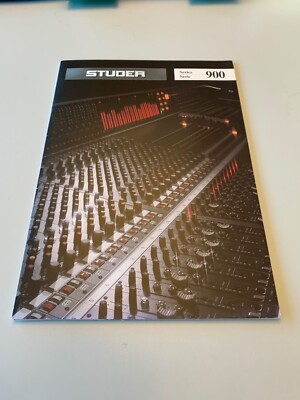 ORIGINAL VINTAGE STUDER MIXING CONSOLE SERIE 900 CATALOGUE NOS