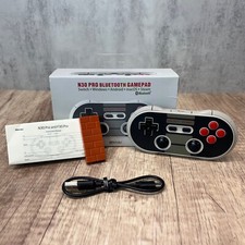 8BITDO N30 Pro Game Controller + Dongle, Char...