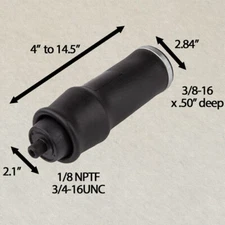 CAB AIR SPRING BAG - REPLACES FIRESTONE W02-358-7110 GOODYEAR 1S5-152