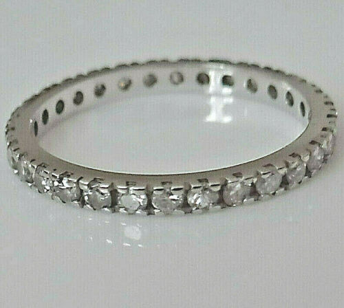 Siegel der Liebe!!! MEMORY RS060P Lady Ring. 28 Diamanten in 14K 585 Gold Gr.53 - Picture 1 of 4
