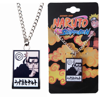 Official Licensed Naruto Shippuden Naruto Uzumaki Dog Tag Necklace NWT