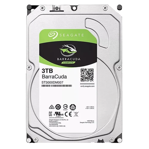 Seagate BarraCuda ST3000DM007  3TB Internal Hard Disk HDD 3.5inch SATA 5400rpm