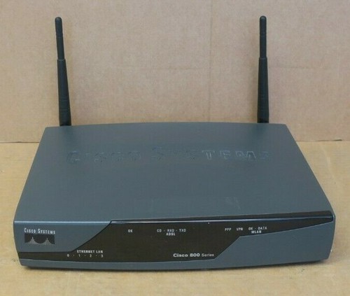 CISCO 877W-G-E-K9 877W Wireless 802.11 ADSL Integrated Services Router ISR - Picture 2 of 5