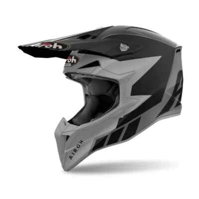 AIROH WRAAAP HELM RELOADED ANTHRAZIT MATT MOTOCROSS OFF ROAD NEU GÜNSTIG WRAAP