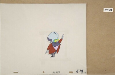 Beetlejuice Original Production Drawing And Cel 54-28 Used Cond.