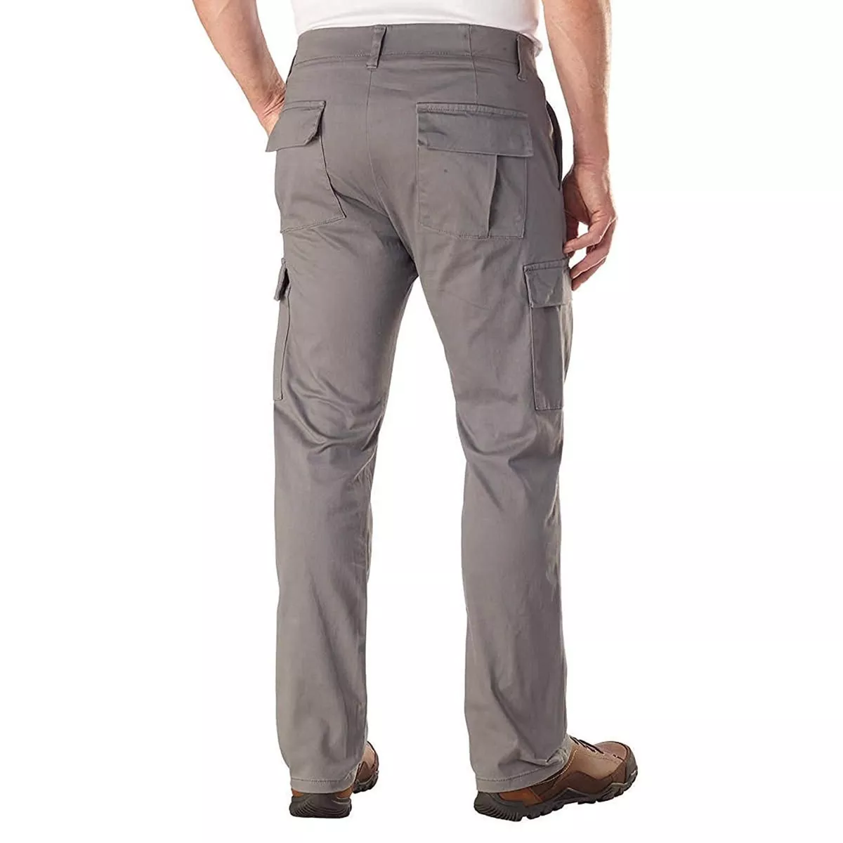 Mens Cargo Pants With Wide Leg, Elastic Waistband, And Pockets Versatile  And Stylish Grey Cargo Trousers Womens For Casual Wear From Caixuku, $19.35  | DHgate.Com