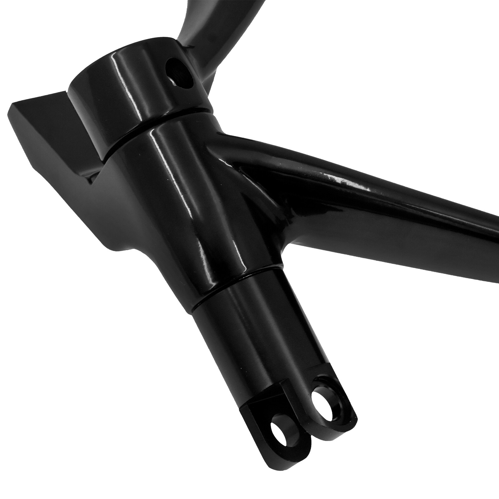 Black Complete Forward Controls Set Levers Linkage Kit Fit For Harley