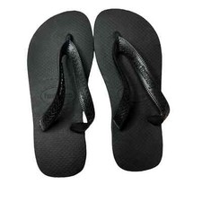Havaianas Black Flip Flop Sandal Size 31-32 / US 13-1