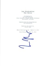 Tom Hooper Signed Autographed LES MISERABLES Movie Script Director COA AB