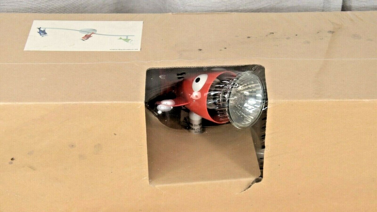 IKEA KRYP Dr Seuss Red Fish Blue Fish Ceiling track light IKEA KRYP Dr Seuss Red Fish Blue Fish Ceiling track light