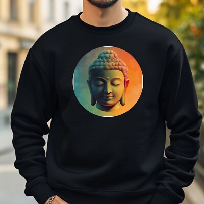 Buddha Portrait Sweatshirt Cosy and Perfect for Any Occasion S to 4XL