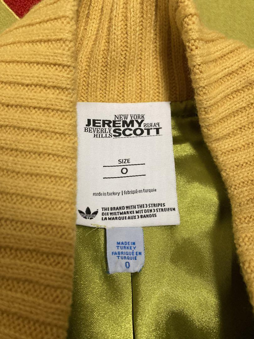 Adidas Originals x Jeremy Scott Varsity Jacket Green Size XL Adidas Originals x Jeremy Scott Varsity Jacket Green Size XL