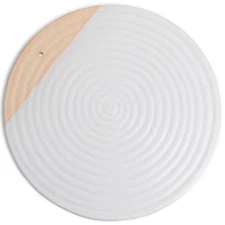 Ceramic Serving Platter 12” Round Charcuterie Board Serving Tray Dish - Chees...
