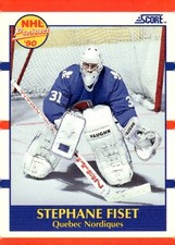1990-91 Score American #415 Stephane Fiset