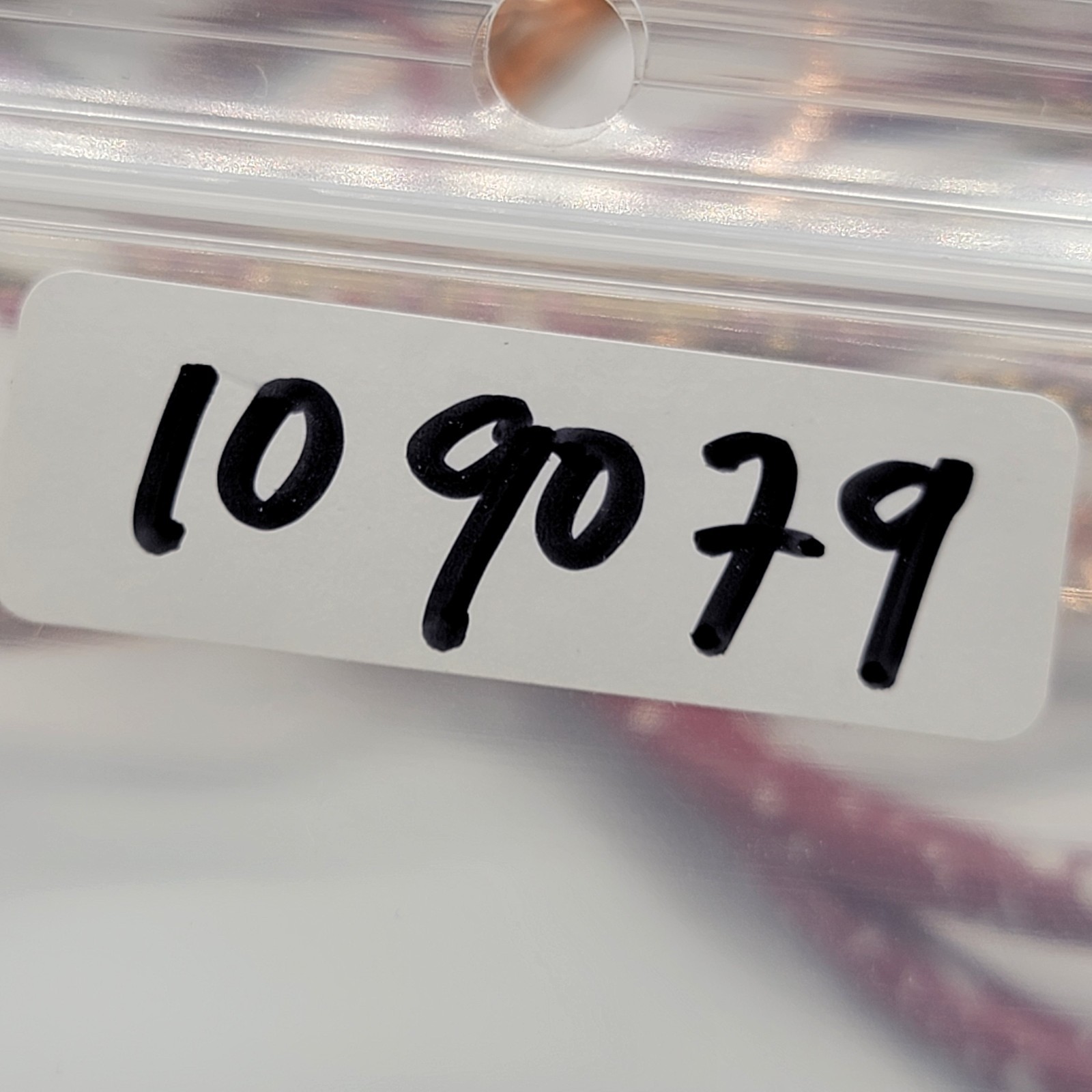 10Pc Metal Stackable Bangle Bracelet Red Gold Ton… - image 8