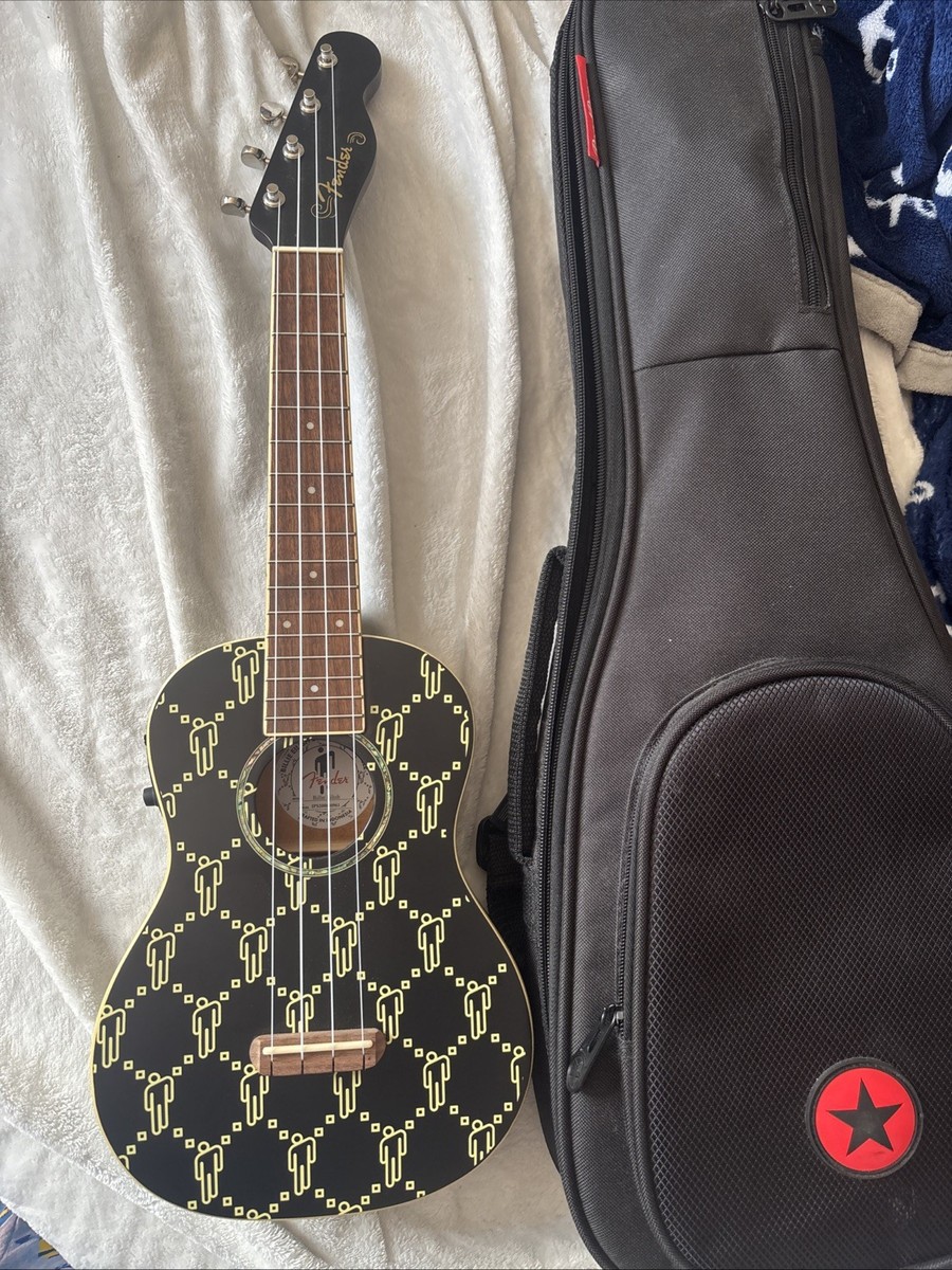 ゆう　fender ビリーアイリッシュ　ウクレレ　美品 Fender Billie Eilish Signature Ukulele Black | Guitar Center