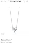 Tiffany & Co. Paloma Picasso Sterling Silver Olive Leaf Heart Necklace - 17.75"  — photo 1