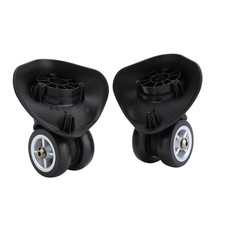 Ruote Trolley Ricambio Samsonite, 2Pcs Valigie in Plastica Universali in PVC per
