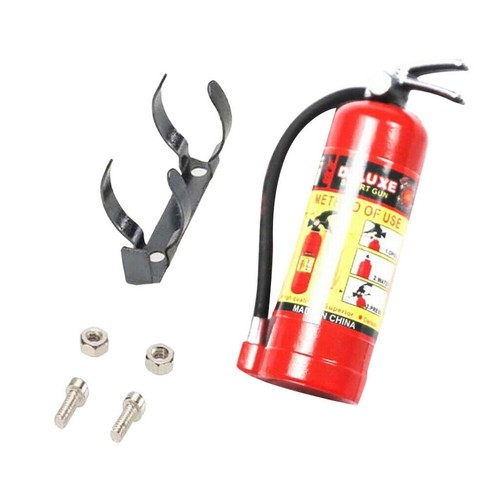 Accesorios escala RC 1/8 1/10 Rock Crawlers extintor de incendios para Axial SCX10 - Imagen 6 de 11