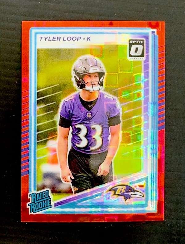 2025 Donruss - Optic Rated Rookies Preview Red Pandora #382 Tyler Loop Near Mint