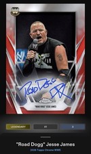 2026 Topps WWE Slam Chrome Road Dogg Red Signature Legendary 5cc Auto DX DIGITAL