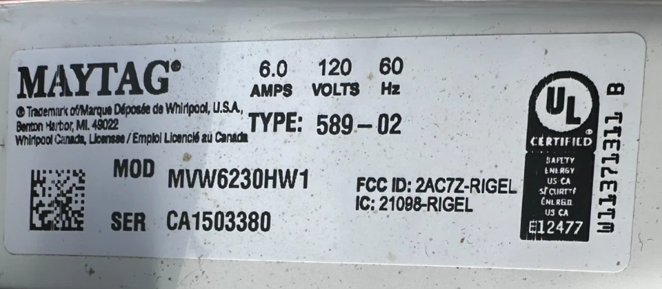 Maytag Washer Model MVW6230HW1 Transmission - Image 4 of 4