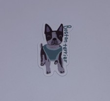 Boston Terrier Dog Sticker Cute Pup Animal Art Decal Vinyl Novelty Souvenir Tc9