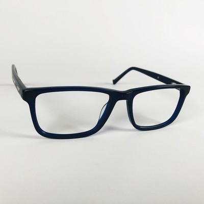 HACKETT Brille SATIN BLAU ECKIG Brillengestell MOD: ABGERIEBEN