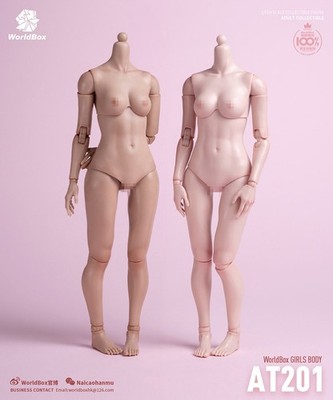 World Box 1/6 Female Body Standard Version Light Tan or Pale WB-AT201LT IN USA