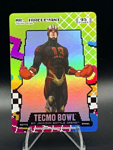 Mr. Irrelevant Brawl 80’s 8-Bit Rad Bo Jackson Battle Arena 2026 RD771 Card