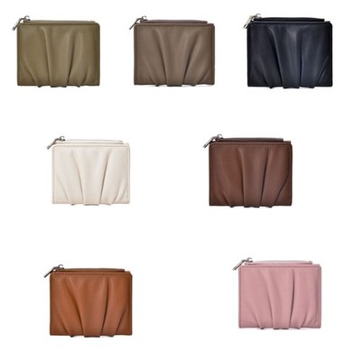 Bifold Cash Card Holder Bag Compact Wallet PU Leather Purse Slim Short Wallets