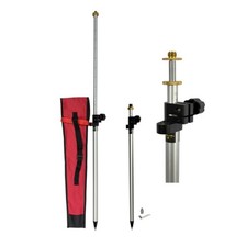 Mini-Prismenstab 75-125cm - Aluminium-Messstab mit 5/8" Adapter, h&ouml;henvers