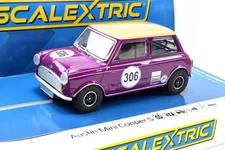 SCALEXTRIC Slot Car 1:32 Austin MINI COOPER S C4545 C4545T Lights Jo Polley