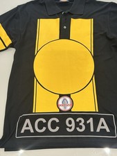 Dickies, Men’s, (rare) Polo Shirt, Shelby Cobra Inspired,size M, Yellow,black.