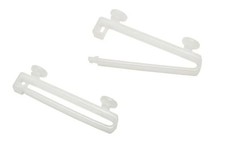 Gardinia Schlaufengleiter 5 cm, weiß, 10 Stück  Gardinengleiter